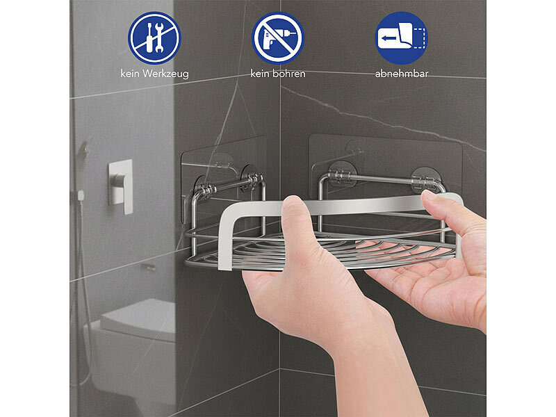 ; Duschkörbe, Duschbrausen-Halterungen Duschkörbe, Duschbrausen-Halterungen 