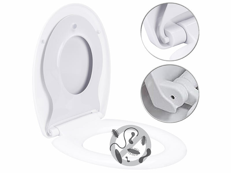 ; Antibakterielle WC-Sitze mit Absenkautomatik Antibakterielle WC-Sitze mit Absenkautomatik Antibakterielle WC-Sitze mit Absenkautomatik 