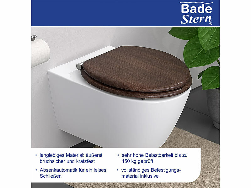 ; Antibakterielle WC-Sitze mit Absenkautomatik Antibakterielle WC-Sitze mit Absenkautomatik Antibakterielle WC-Sitze mit Absenkautomatik 