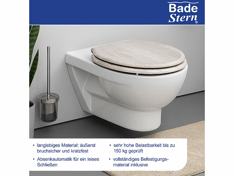 ; Antibakterielle WC-Sitze mit Absenkautomatik Antibakterielle WC-Sitze mit Absenkautomatik Antibakterielle WC-Sitze mit Absenkautomatik 