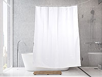 BadeStern Rideau de douche 180 x 200 cm Blanc; WC-Garnituren zur Wandmontage WC-Garnituren zur Wandmontage WC-Garnituren zur Wandmontage WC-Garnituren zur Wandmontage