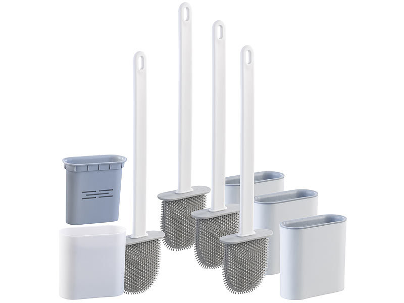 Brosse WC en silicone à tête remplaçable WG-90 - PEARL